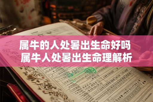 属牛的人处暑出生命好吗 属牛人处暑出生命理解析 属牛的人处暑出生命好吗 属牛人处暑出生命理解析