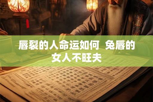 唇裂的人命运如何 兔唇的女人不旺夫 唇裂的人命运如何 兔唇的女人不旺夫