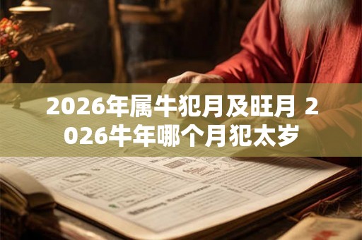 2026年属牛犯月及旺月 2026牛年哪个月犯太岁
