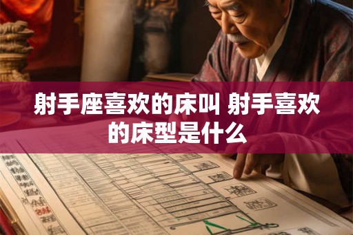 射手座喜欢的床叫 射手喜欢的床型是什么