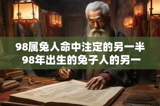 98属兔人命中注定的另一半 98年出生的兔子人的另一半命中注定吗