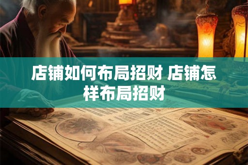 店铺如何布局招财 店铺怎样布局招财