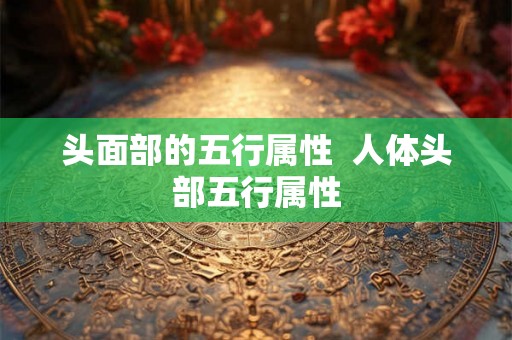 头面部的五行属性  人体头部五行属性