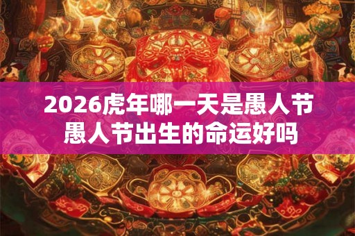 2026虎年哪一天是愚人节 愚人节出生的命运好吗 2026虎年哪一天是愚人节 愚人节出生的命运好吗