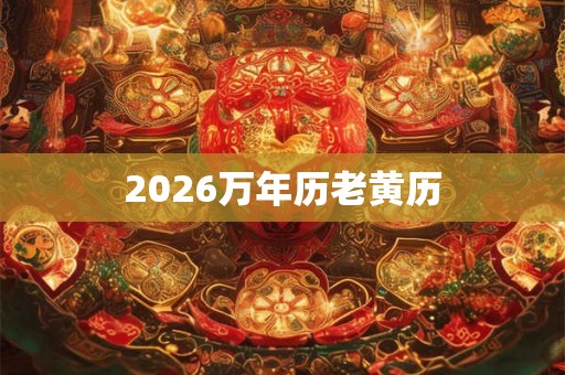 2026万年历老黄历