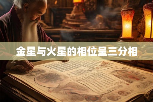 金星与火星的相位呈三分相