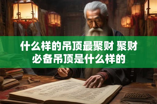 什么样的吊顶最聚财 聚财必备吊顶是什么样的