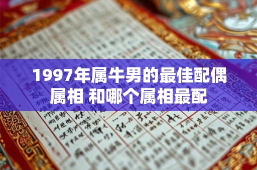 1997年属牛男的最佳配偶属相 和哪个属相最配