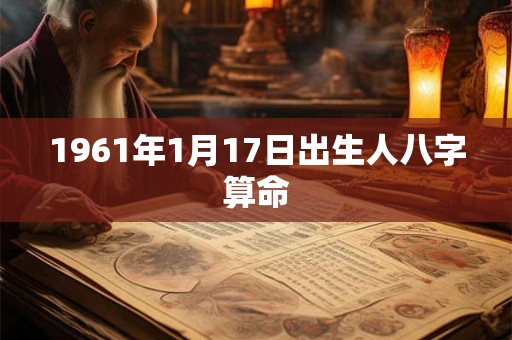 1961年1月17日出生人八字算命