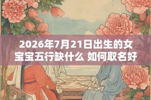 2026年7月21日出生的女宝宝五行缺什么 如何取名好听