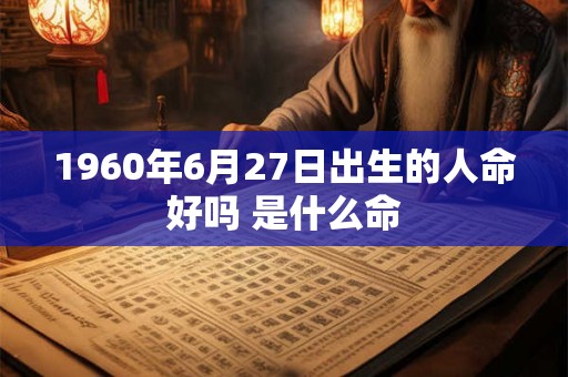 1960年6月27日出生的人命好吗 是什么命