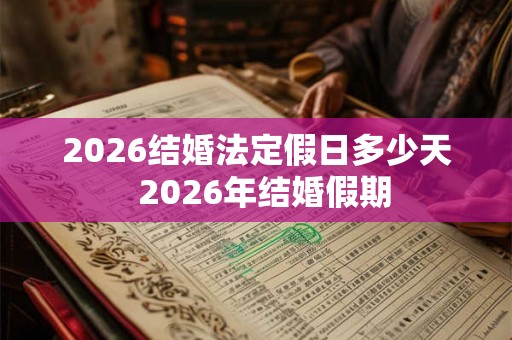 2026结婚法定假日多少天  2026年结婚假期