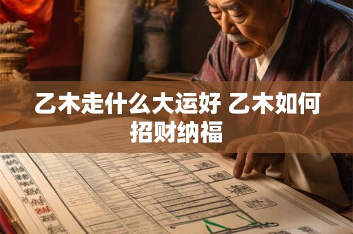 乙木走什么大运好 乙木如何招财纳福