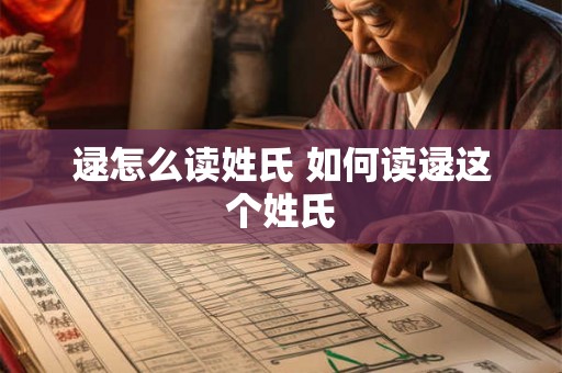 逯怎么读姓氏 如何读逯这个姓氏
