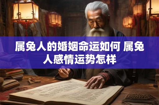 属兔人的婚姻命运如何 属兔人感情运势怎样