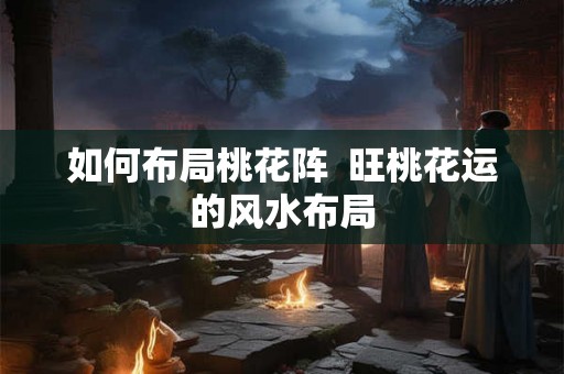 如何布局桃花阵  旺桃花运的风水布局
