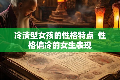 冷淡型女孩的性格特点  性格偏冷的女生表现