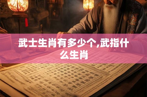 武士生肖有多少个,武指什么生肖