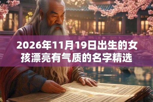 2026年11月19日出生的女孩漂亮有气质的名字精选