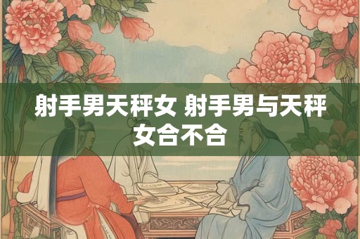 射手男天秤女 射手男与天秤女合不合
