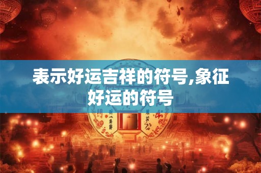 表示好运吉祥的符号,象征好运的符号