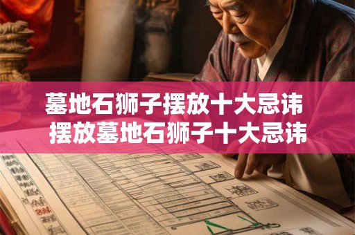 墓地石狮子摆放十大忌讳 摆放墓地石狮子十大忌讳