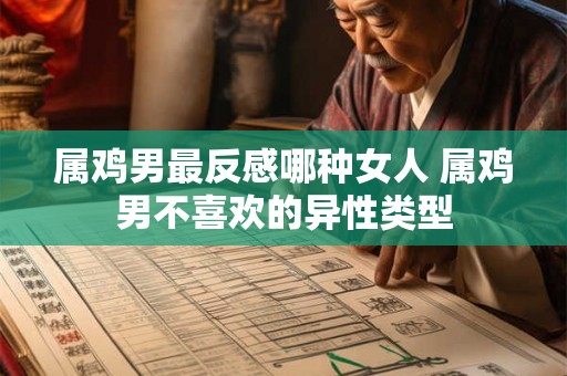 属鸡男最反感哪种女人 属鸡男不喜欢的异性类型
