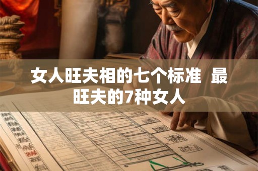 女人旺夫相的七个标准  最旺夫的7种女人