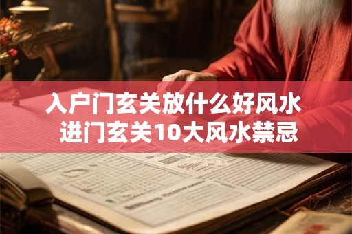 入户门玄关放什么好风水  进门玄关10大风水禁忌