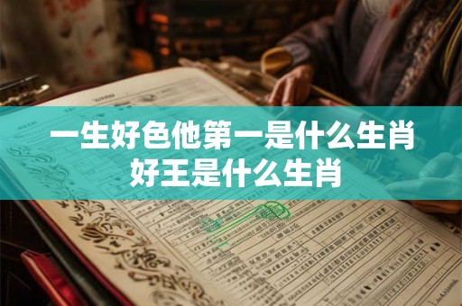 一生好色他第一是什么生肖 好王是什么生肖