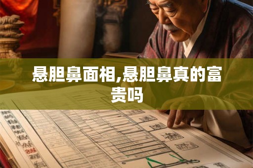 悬胆鼻面相,悬胆鼻真的富贵吗