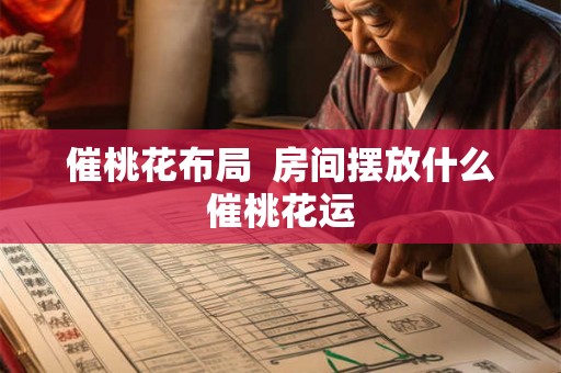 催桃花布局  房间摆放什么催桃花运