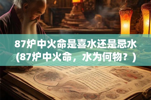 87炉中火命是喜水还是忌水(87炉中火命,水为何物?) 87炉中火命是喜水还是忌水(87炉中火命,水为何物?)