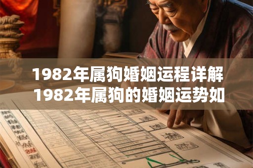1982年属狗婚姻运程详解 1982年属狗的婚姻运势如何