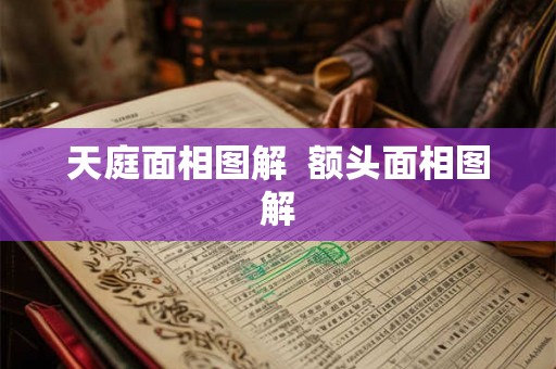 天庭面相图解  额头面相图解