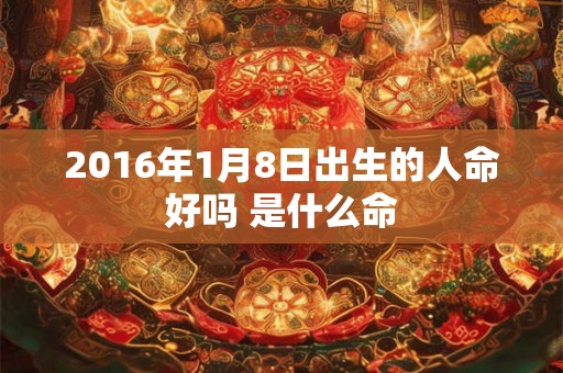 2016年1月8日出生的人命好吗 是什么命