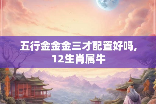 五行金金金三才配置好吗,12生肖属牛 五行金金金三才配置好吗,12生肖属牛