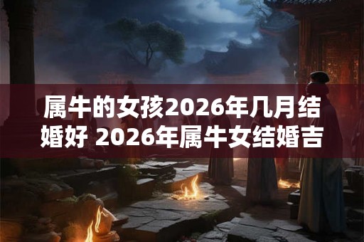 属牛的女孩2026年几月结婚好 2026年属牛女结婚吉日查询