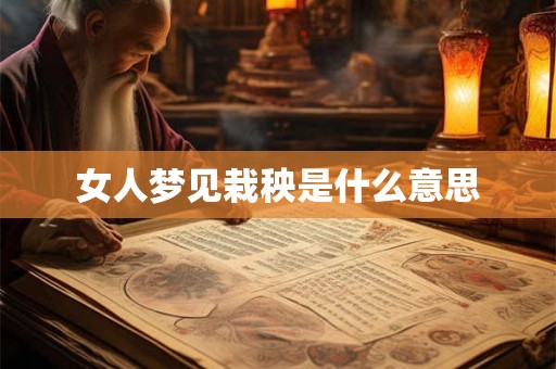 女人梦见栽秧是什么意思