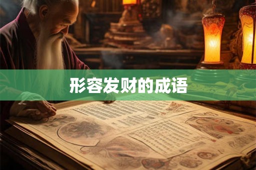 形容发财的成语