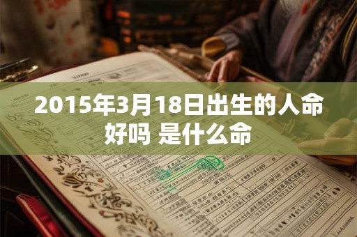 2015年3月18日出生的人命好吗 是什么命