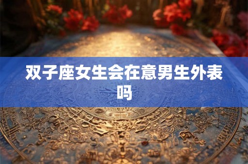 双子座女生会在意男生外表吗 双子座女生会在意男生外表吗