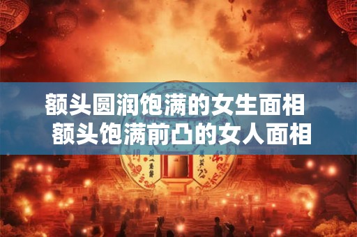 额头圆润饱满的女生面相  额头饱满前凸的女人面相