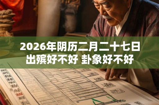2026年阴历二月二十七日出殡好不好 卦象好不好