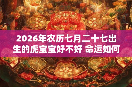 2026年农历七月二十七出生的虎宝宝好不好 命运如何 2026年农历七月二十七出生的虎宝宝好不好 命运如何