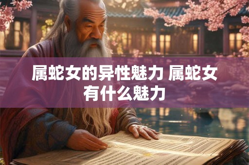 属蛇女的异性魅力 属蛇女有什么魅力