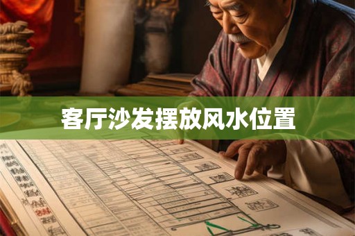 客厅沙发摆放风水位置