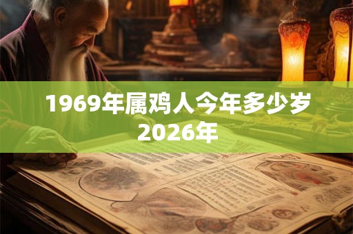 1969年属鸡人今年多少岁2026年