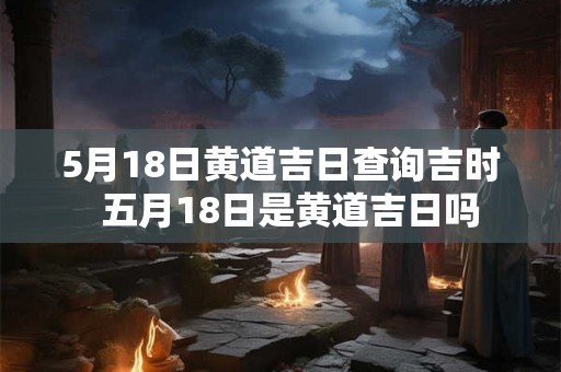 5月18日黄道吉日查询吉时  五月18日是黄道吉日吗