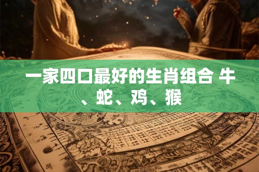 一家四口最好的生肖组合 牛、蛇、鸡、猴